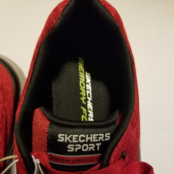 NEW Red Sketchers Sport Sneakers - Picture 2 of 6